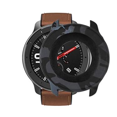 Imagem de Case capa bumper NSmart de proteção compatíveis com Amazfit 47MM (47MM, Cinza camuflado)