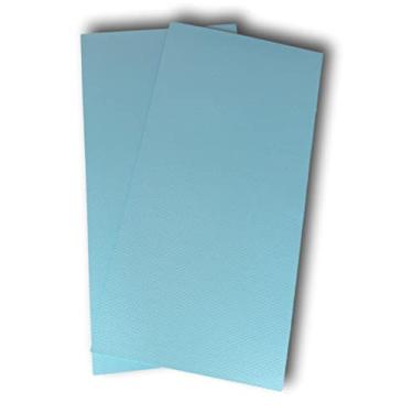 Imagem de Kit 2 Colchonetes EVA Tapete Ginástica Yoga100x50x1cm Azul Alasca Bebê