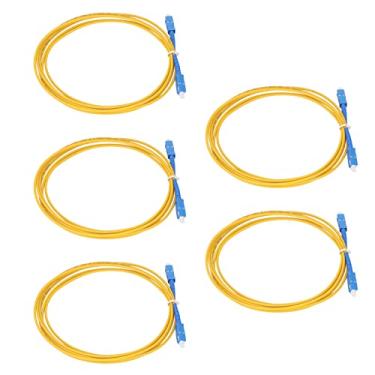 Imagem de 5PCS Cabos de Extensão de Fibra Óptica Monomodo LSZH Bainha Cabo Jumper de Fibra Óptica