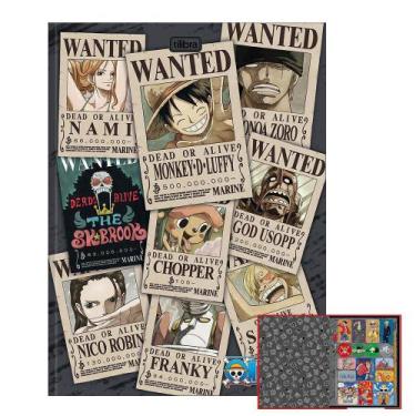 Imagem de Caderno Brochura One Piece Wanted 80Folhas Tilibra