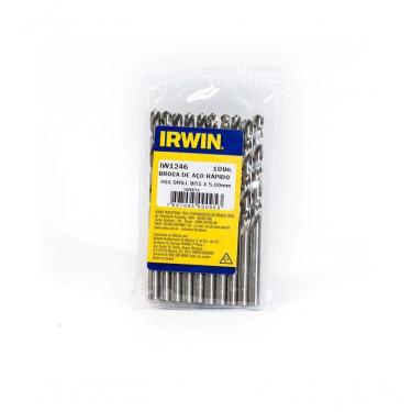Imagem de Broca Aco Rapido Irwin 5,00Mm-1246 C/10Pcs