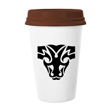 Imagem de Caneca de cerâmica com símbolo do zodíaco Touro Constellation Copo de cerâmica