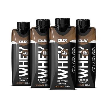 Imagem de Whey Protein Shake Dux Nutrition Bebida Láctea UHT 250ML - Pack c/ 4 unidades-Unissex