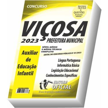 Imagem de Apostila Prefeitura Municipal de Viçosa - MG - Auxiliar de Educação Infantil