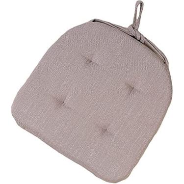 Imagem de Almofada De Cadeira Almofadas De Cadeira, Pacote De 2 Almofadas De Assento Com Laços Almofada De Jardim Almofada De Cadeira Capa De Assento Jardim Para Sala De Jantar Jardim Cozinha Escritório 42x