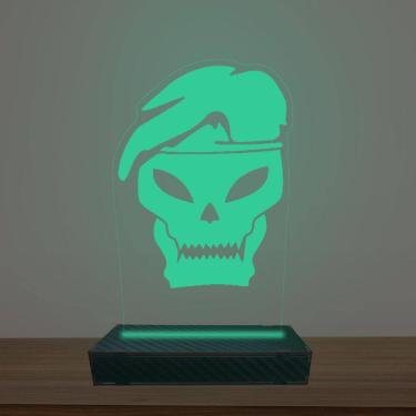 Imagem de Luminária Led 3d Call of Duty Abajur Luxo
