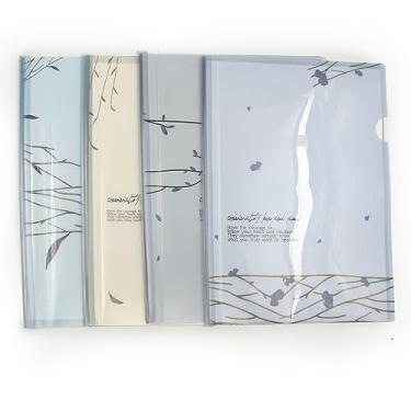 Imagem de Pasta Organizadora Documento Papel A4 Escritório Escolar 4 Unidades (Outono)