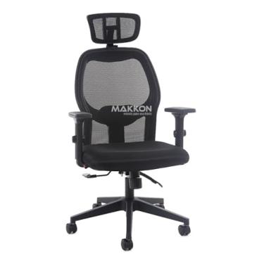 Imagem de Cadeira Presidente Preta MK-4014 (OPEN BOX)
