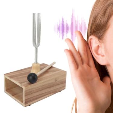Imagem de Diapasão de 512 Hz Com Caixa de Ressonância, Conjunto de Afinação Singing Ton Com Martelo de Silicone, para Instrumento Musical de Cura Perfeita e Diapasão de Cura para Alívio de