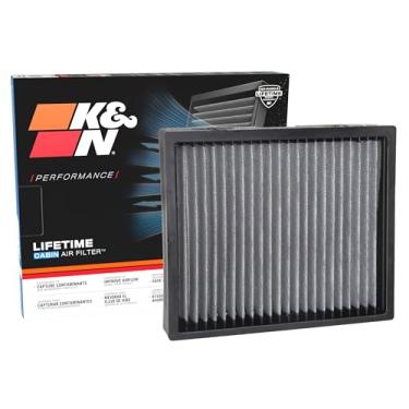 Imagem de K&N Filtro de ar de cabine LIFETIME: Premium, lavável, ar limpo para sua cabine: compatível com Acura/Buick/Chervolet/Cadillac 2014-2025: (veja a descrição do produto para modelos selecionados
