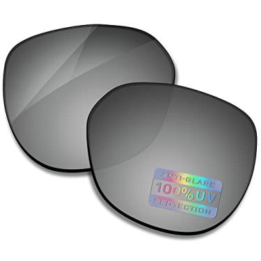 Imagem de Bowyer Lentes de reposição polarizadas para óculos de sol Oakley Latch Key M OO9394 52 mm - Espelho de titânio