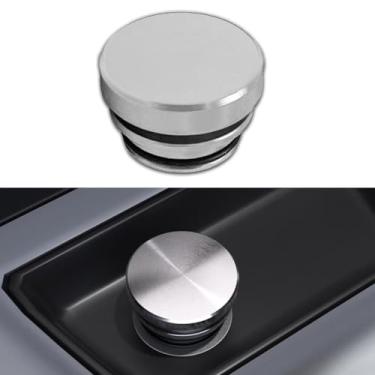 Imagem de Capa de plugue de isqueiro de carro, tampa de soquete de isqueiro de alumínio, capa universal à prova d'água à prova de poeira adequada para tomada de porta de alimentação de carro com fonte de