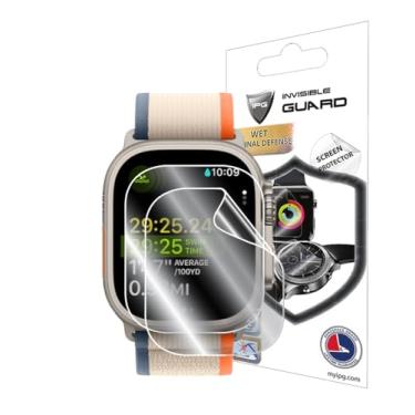Imagem de IPG Protetor de tela de hidrogel para Watch Ultra 2-1 (2 unidades) Película transparente ultra HD invisível antiarranhões - suave/autorreparação/sem bolhas para Ultra 2