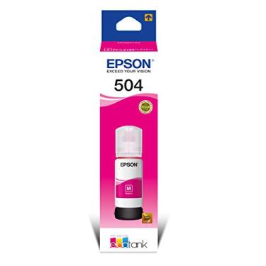 Imagem de Garrafa de Tinta Original Epson EcoTank T504 Magenta - T504322