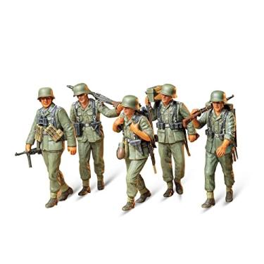 Imagem de Tamiya 300035184 Conjunto de estatuetas 1:35 da Segunda Guerra Mundial, Tropa de Metralhadora em Manobra (5)