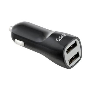 Imagem de Carregador Veicular I2GO com 2 Saídas USB Preto