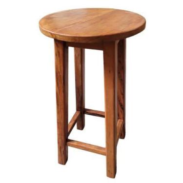 Imagem de Banqueta Rústica Arara em Madeira Demolição - Cód 387 - Barrocarte 