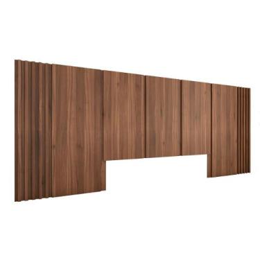 Imagem de Cabeceira Cama King Ripada 3,0m NN 100% MDF Casa Lar - Casa Lar Dormit