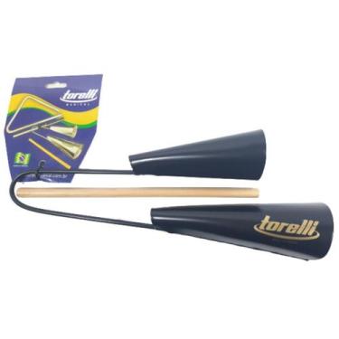 Imagem de Agogo Duplo Preto Com Baqueta Torelli To 018 - Geral