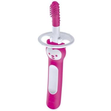 Imagem de Escova Dental Massageadora Bebês 0+Massaging Brush MAM Rosa, Rosa