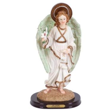 Imagem de Imagem Arcanjo Gabriel Resina Importada Religiosa 35cm - Meerchi