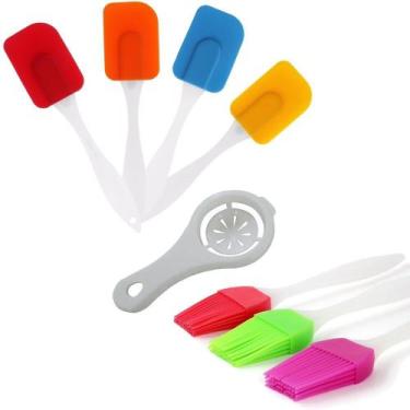 Imagem de Kit Cozinha 3 Espátulas, Pincel Silicone, Separador De Ovo - Neoimp
