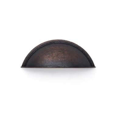 Imagem de Kit 2 Puxadores Concha Preto Puxador de armário de cozinha Puxador de 