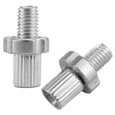 Imagem de ZJIVQO 2 peças de ajustadores de tambor de alavanca de freio de bicicleta, alavanca de freio de bicicleta, manivela de barril, parafusos de ajuste para bicicletas de montanha de estrada