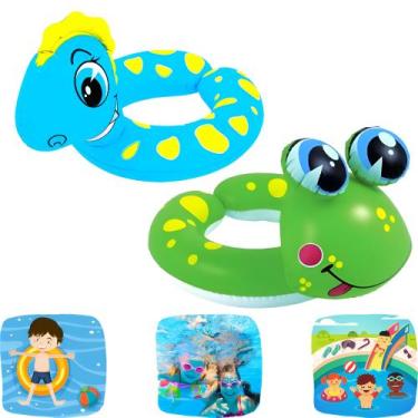 Imagem de Boia Infantil Criança Com Fenda Animais Praia Piscina - Funs, DINOSSAU