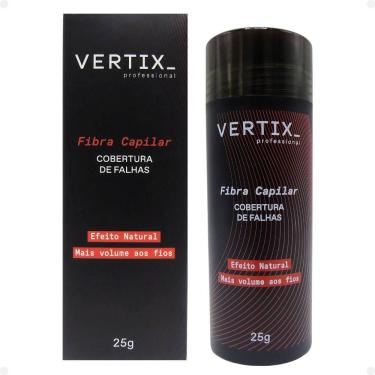 Imagem de Fibra Capilar Vertix Cobertura de Falhas Castanho Claro Cód.2814 25g