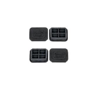 Imagem de Kit 4 borrachaspreta p/ suporte do step maktub