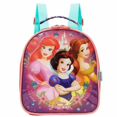 Imagem de Lancheira Térmica Princesas Castelo Infantil Merendeira - Xeryus