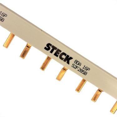 Imagem de Barramento Steck Bifasico Din Para 16 Disjuntores 80A. - S2F285B