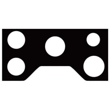 Imagem de Tampa de fogão para apenas 36 polegadas GE Gas Range modelo JGP5036 PGP7036 PGP9036 CGP5036 CGP7036, capa de queimador reutilizável de 0,4 mm de espessura atualizada para protetor de fogão a gás GE