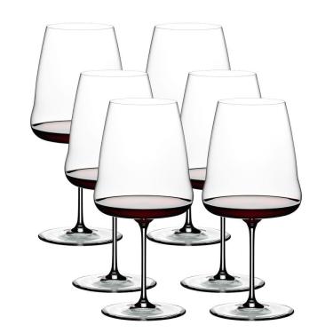 Imagem de Kit 10 Taças De Vinho 30cm Cristal Importado Riedel 11.5cm