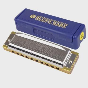 Imagem de Gaita Hohner Blues Harp em C Dó 532/20 Ms