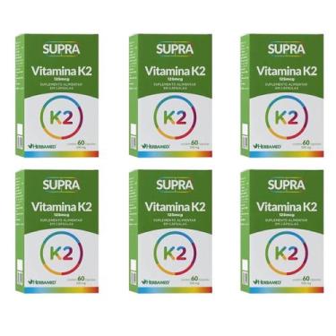 Imagem de Kit 6 Supra Vitamina K2 60 Cáps - Herbamed