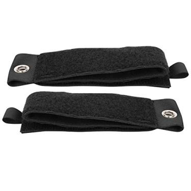 Imagem de Correia de armazenamento de cabos de alimentação, prendedor de cabo de náilon, alça de armazenamento de bicicleta, correia de agrupamento de fios de 2 unidades, para linhas de extensão