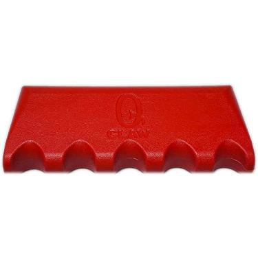 Imagem de Q-Claw – Suporte para vara portátil Qclaw/bilhar – 5 lugares – vermelho