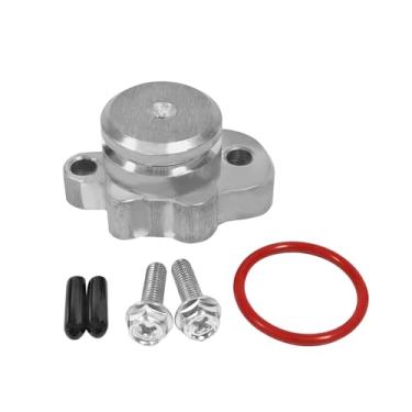 Imagem de Zieichy Tampa do plugue da bomba de óleo (tampa do plugue, anel de vedação, 2 peças de parafusos de montagem, tampa da porta) compatível com modelos Yamaha PW50 1981-2024