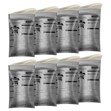 Imagem de Coolrunner Sacos descartáveis para urina, pacote com 8/12/20/24 sacos de xixi para acampamento, urinóis descartáveis, sacos de vômito para urinol de viagem, vaso sanitário, emergência, bolsa portátil de abelha, para homens, mulheres, crianças, pacientes