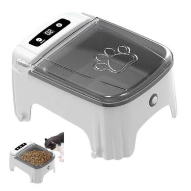 Imagem de Comedouro Automatico Gato Pet Cachorro Cao Raçao Petisco Sensor Presen