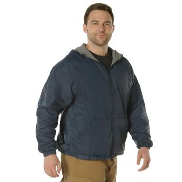 Imagem de Rothco Jaqueta de nylon forrada com lã reversível com capuz