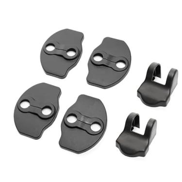 Imagem de Para Tesla Model 3 Model Y 2016-2025 Acessórios Protetor de Fechadura de Porta Tampa Tampa Tampa Travas Capas Proteção de Atualização Interior (Modelo 3 2016-2023 6PCS)