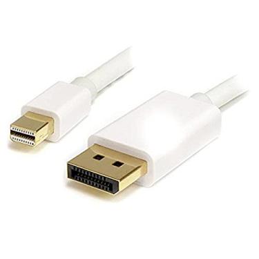 Imagem de StarTech.com 1 m 3 pés Mini DisplayPort branco para DisplayPort 1.2 Cabo adaptador M/M - DisplayPort 4k com suporte HBR2 - Cabo Mini DP para DP (MDP2DPMM1MW)