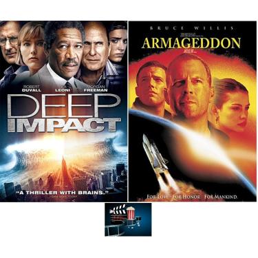 Imagem de Burns Vista Conjunto De Dvd Disaster Double Feature Armageddon E Deep Impact 2 Inclui Cartão Arte Do Filme