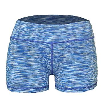 Imagem de Short feminino Epic MMA Gear WOD, Light Blue Space Dye, 10