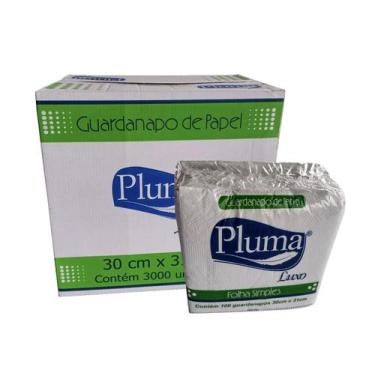 Imagem de Guardanapo De Papel 30X31Cm - Pluma C/3000