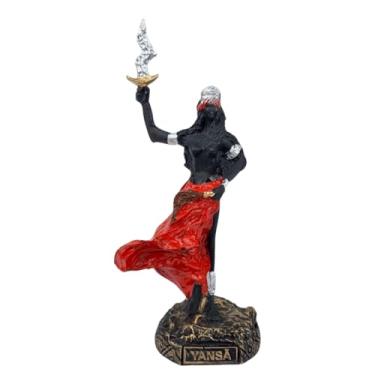 Imagem de Imagem Iemanjá Iansã Oxalá obaluaê Exu pomba gira orixás diversos modelos resina 15 cm (Iansã)