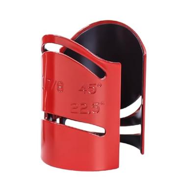 Imagem de Sthovd Kit de guia de corte de metal com corte de 45°, 90°, 22,5°, e guia de corte de tubo de metal com corte em sela, 1 peça